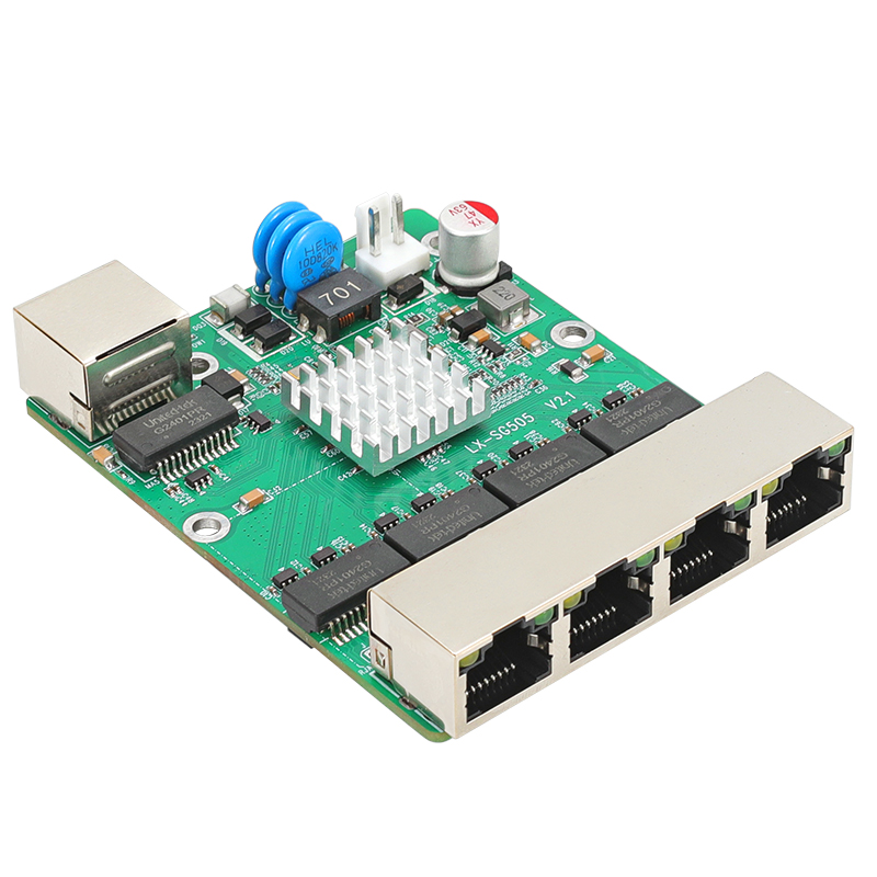 5口千兆交换机模块