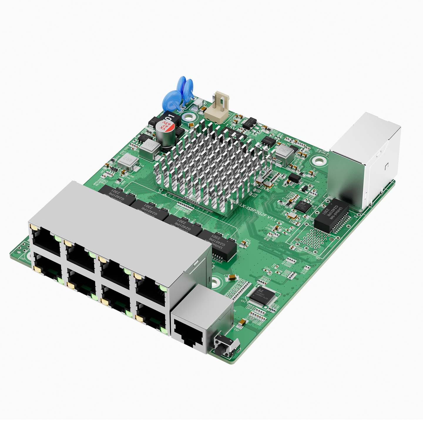 LX-IS8P2G2F 10口千兆工业级网管模块